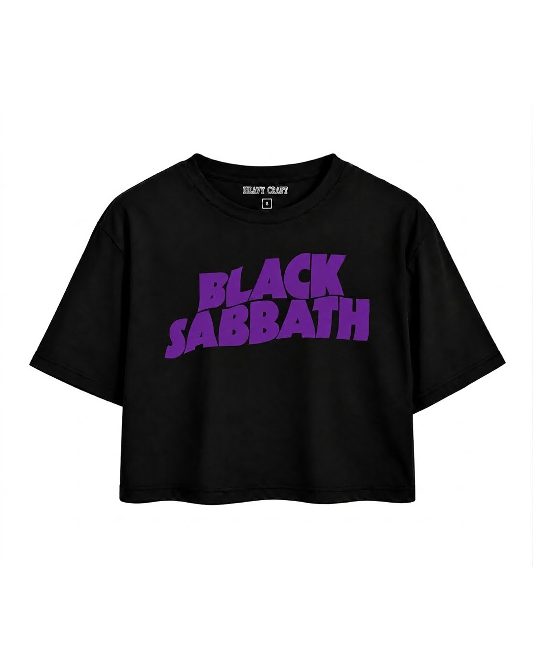 BLACK SABBATH Crop T-Shirt OversizeHeavy Craft