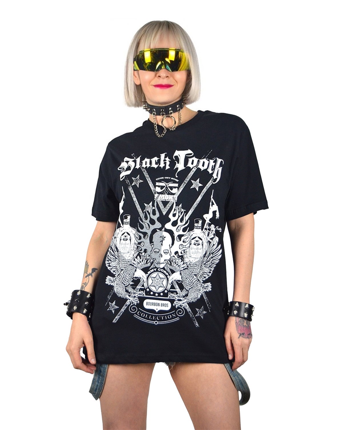 BLACK TOOTH  Army Corps T-Shirt
