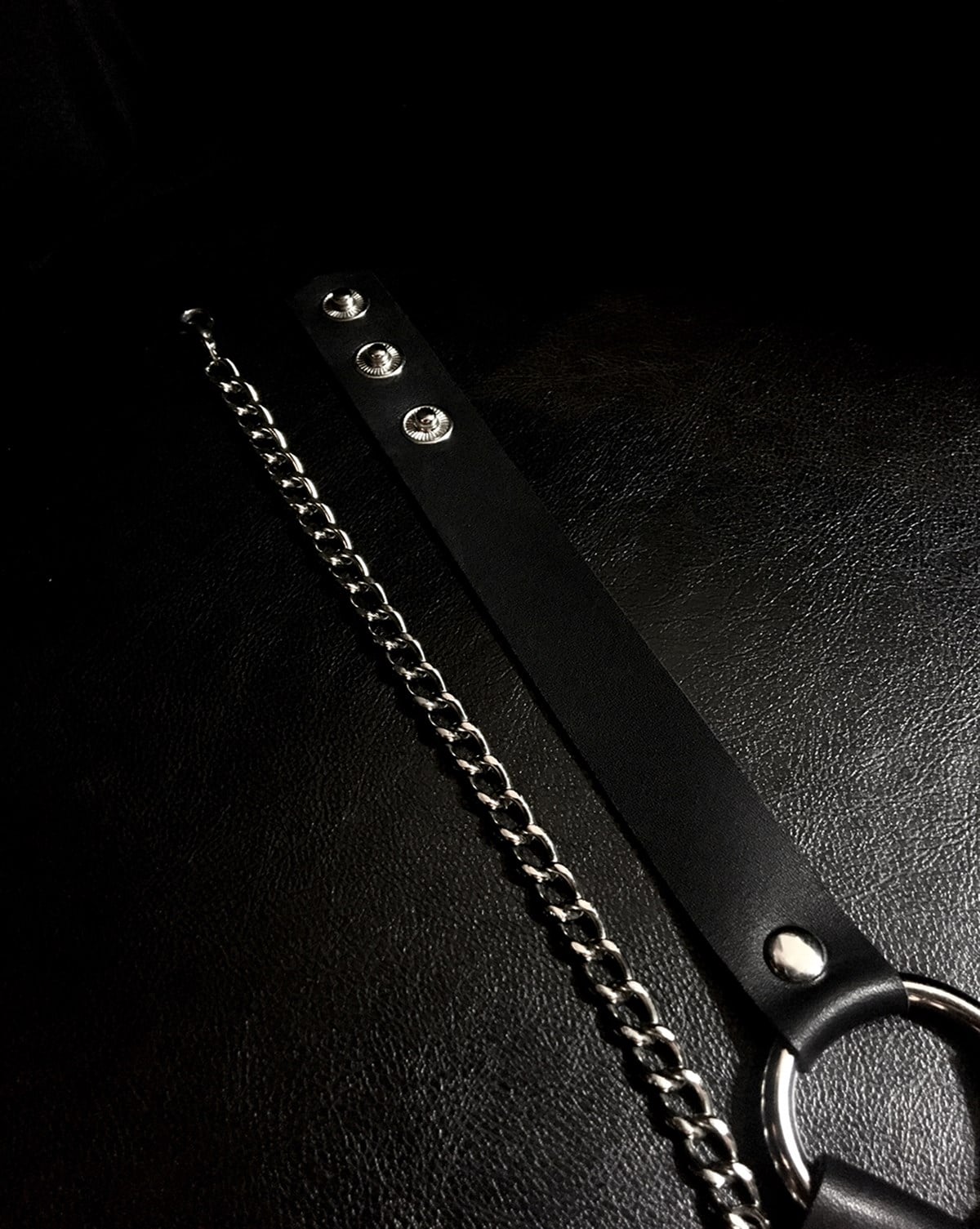 HARNESS Handmade Gothic Style Ring Chain Body Belt