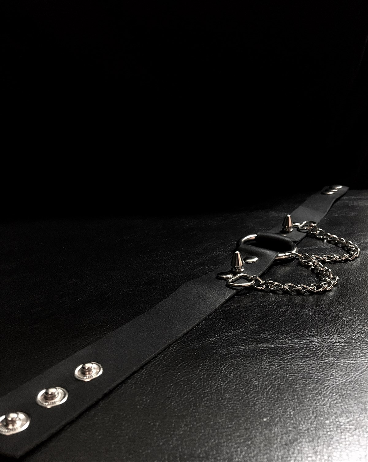 CHOKER Handmade Gothic Style Ring Chain 