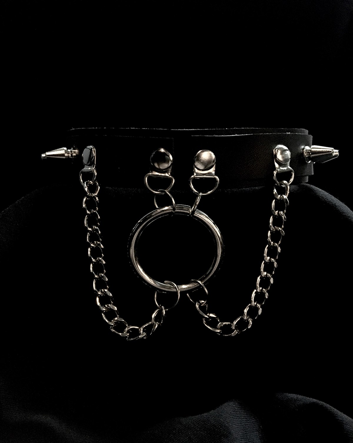 CHOKER Handmade Gothic Style Ring Chain 