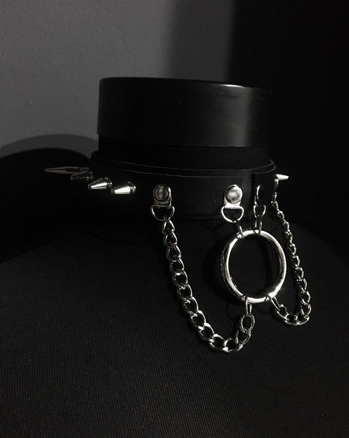 CHOKER Handmade Gothic Style Ring Chain 