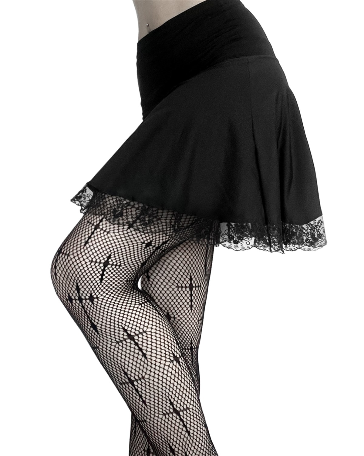 CROSS  Mesh Net Pantyhose Stockings