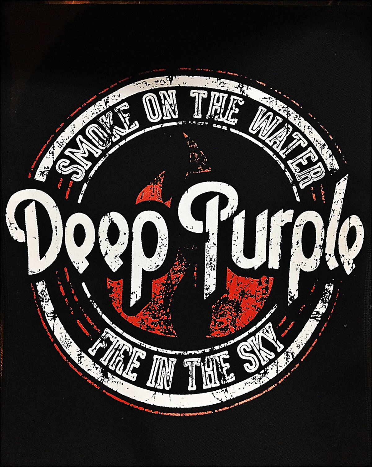 DEEP PURPLE  Smoke On The Water Back Patch