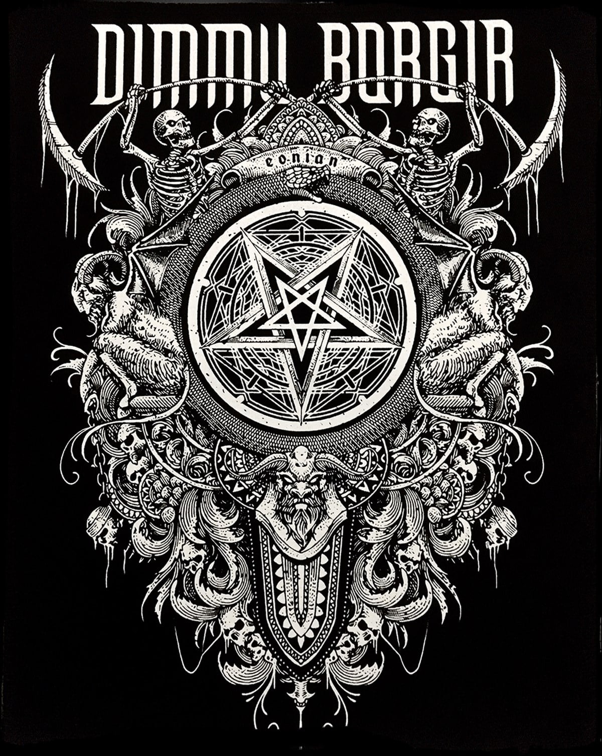 DIMMU BORGIR Eonian Pntagram Back Patch