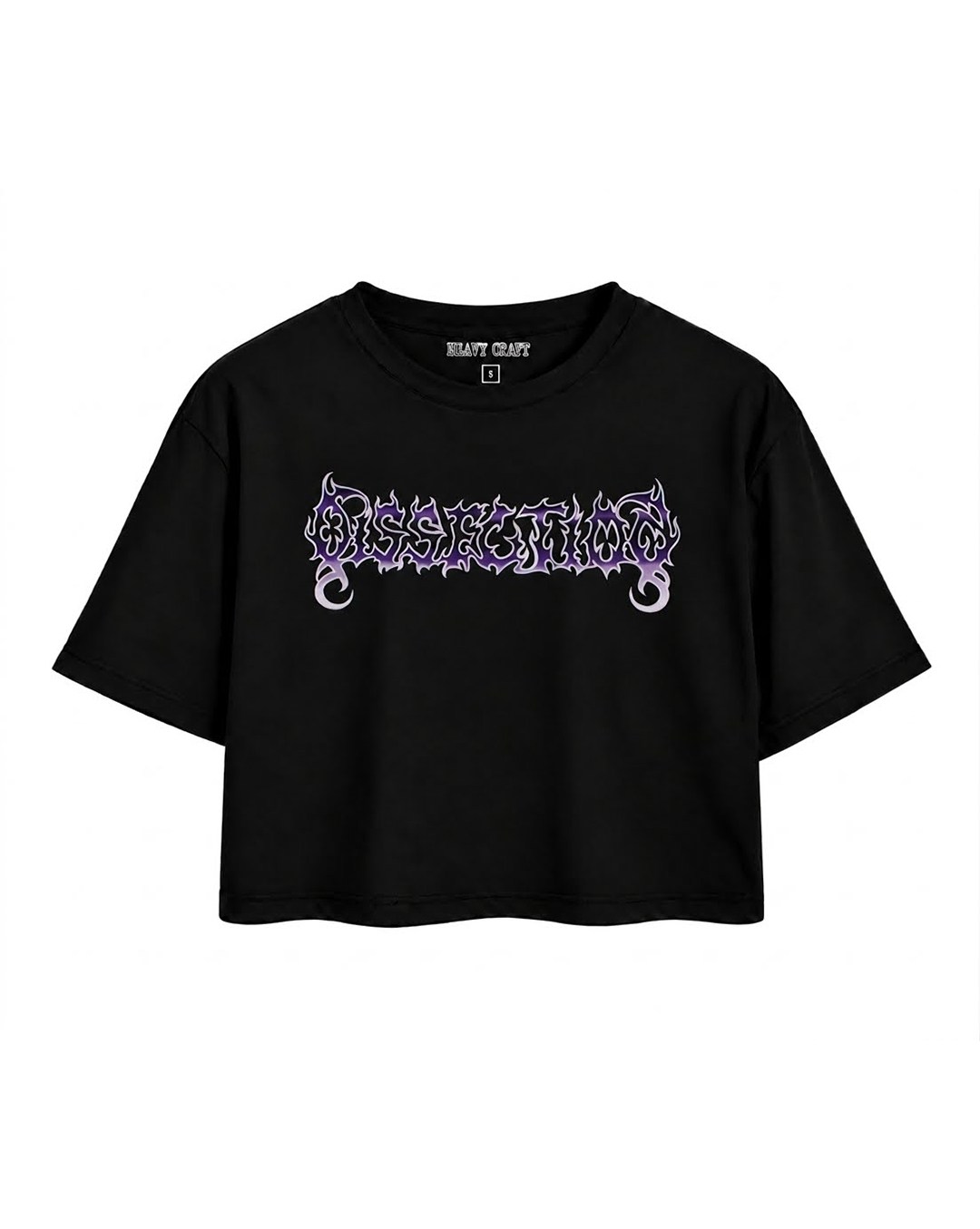 DISSECTION Logo Crop T-Shirt OversizeHeavy Craft