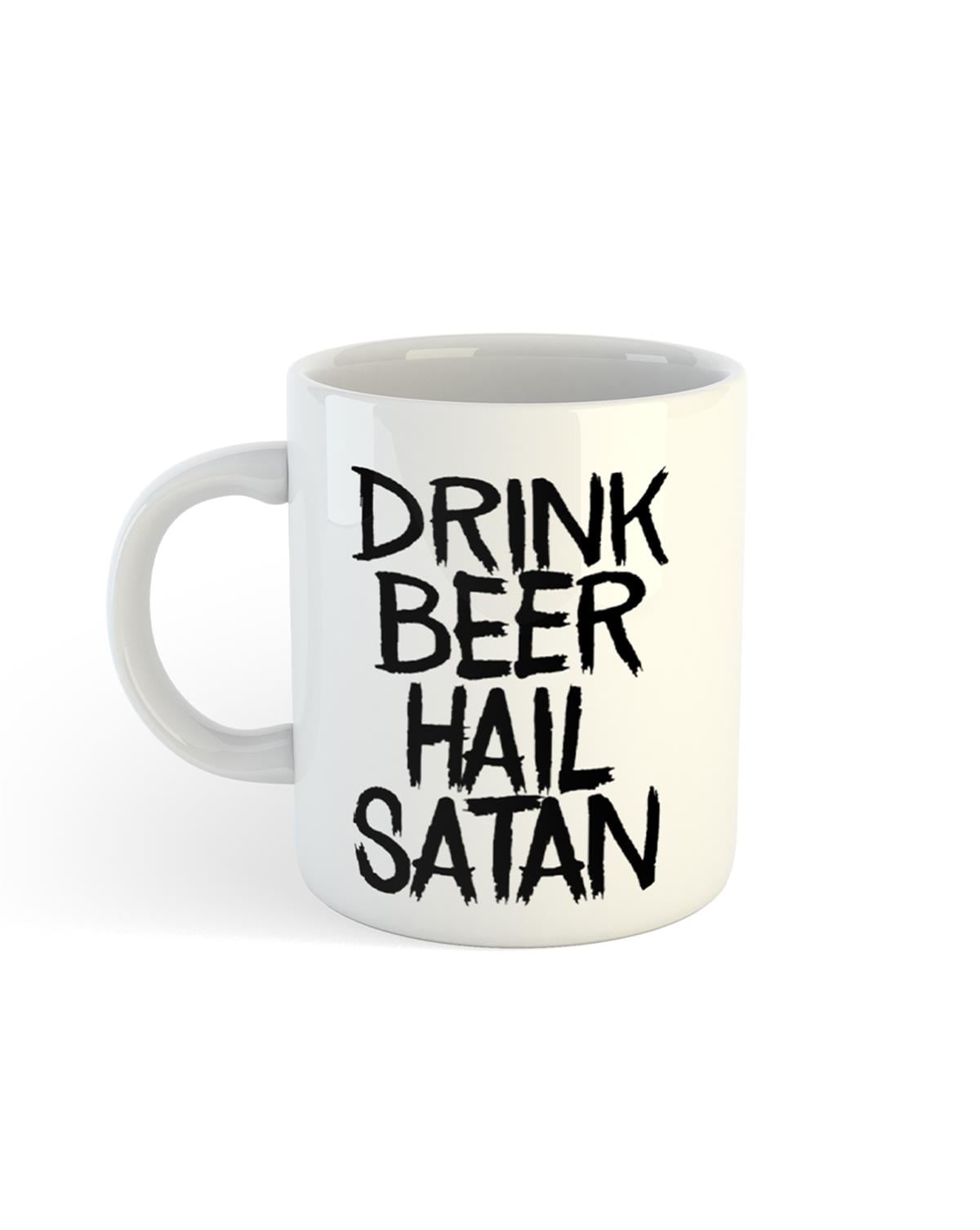 DRINK BEER HAIL SATAN  Kupa Bardak