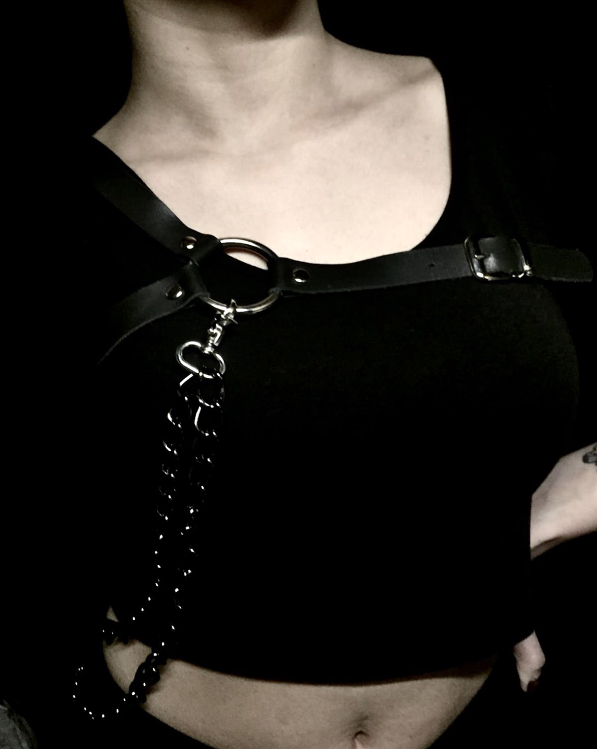 HARNESS Handmade Snake Gothic Chain Body Belt