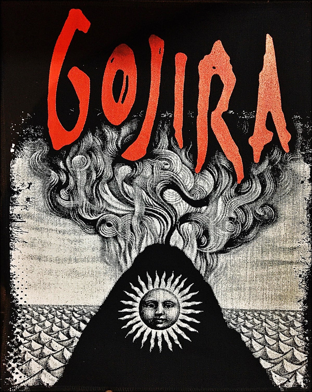 GOJIRA  Magma Back Patch
