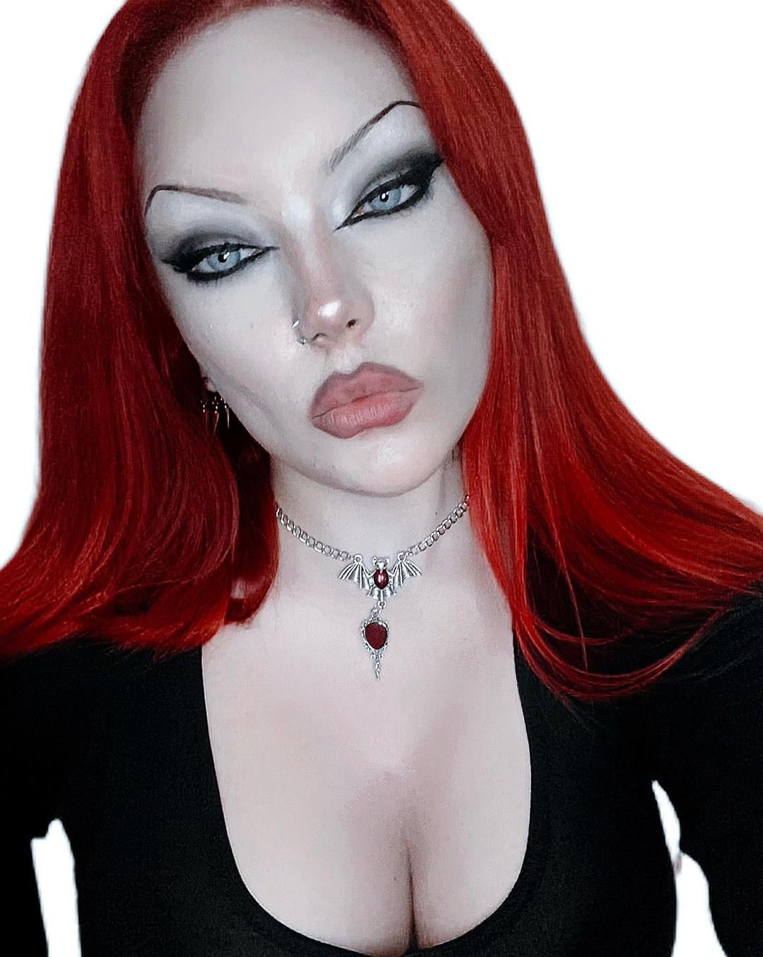 GOTH Bat NecklaceHeavy Craft