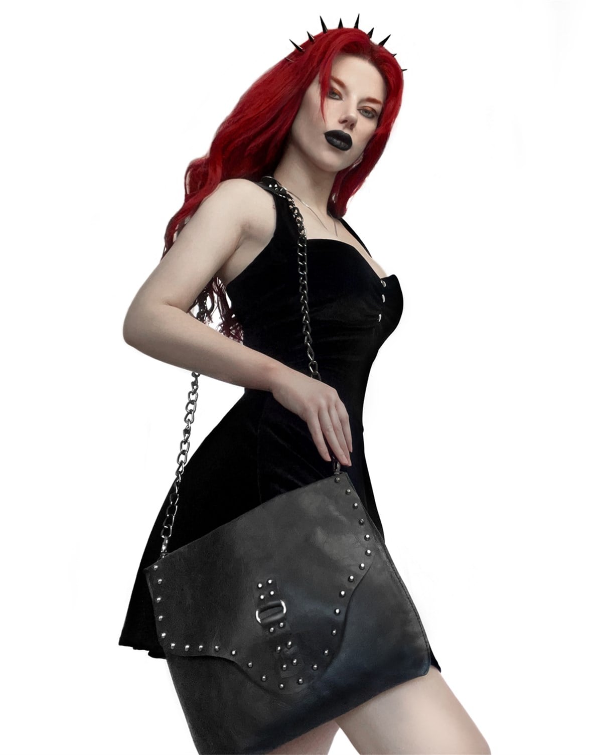 GOTHIC Rivet Woman Shoulder Bag
