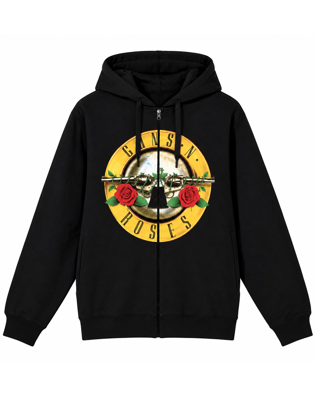 GUNS N ROSES Distressed Bullet Hoodie Zip UpHeavy Craft