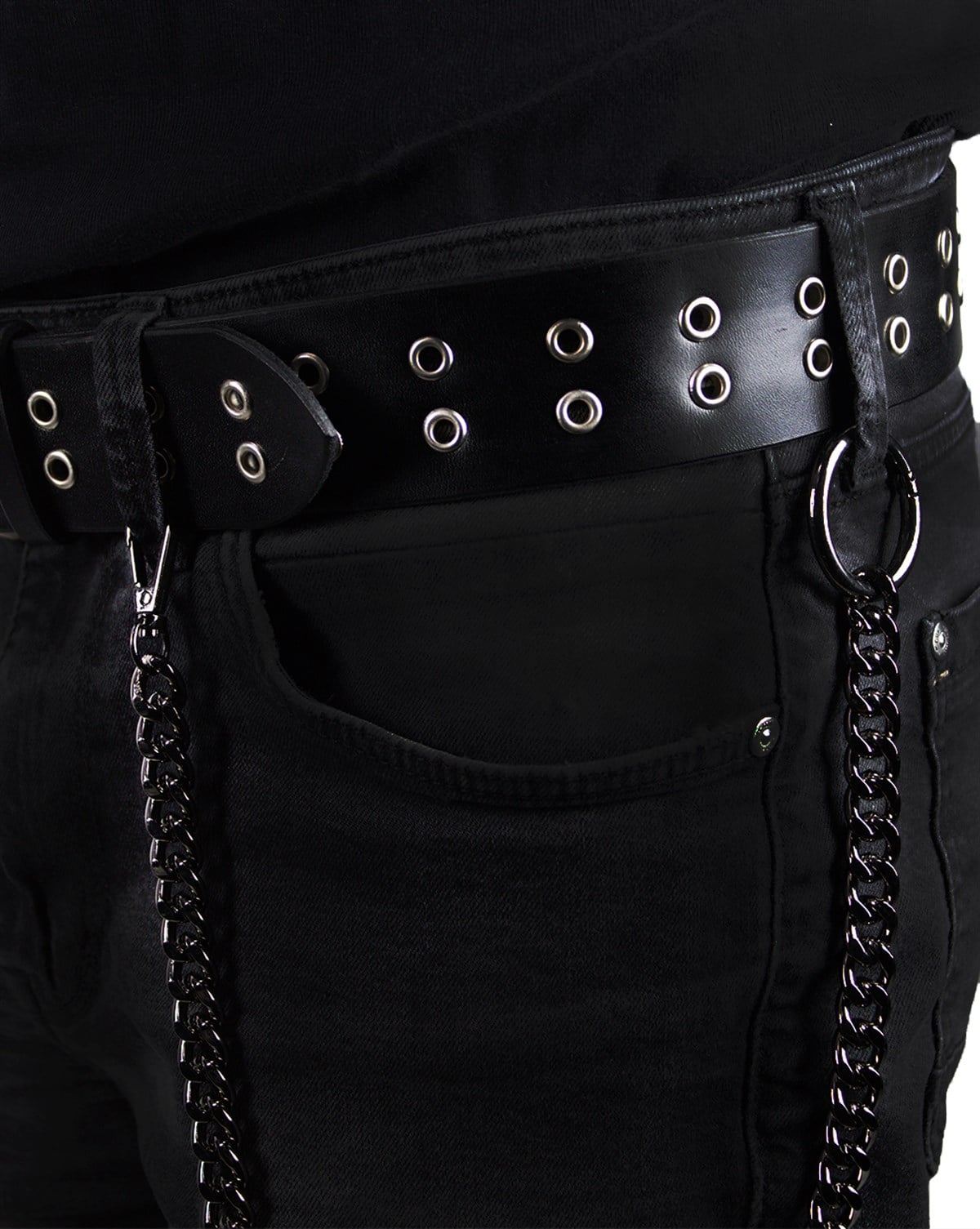 GURMET Black Pantolon Zinciri