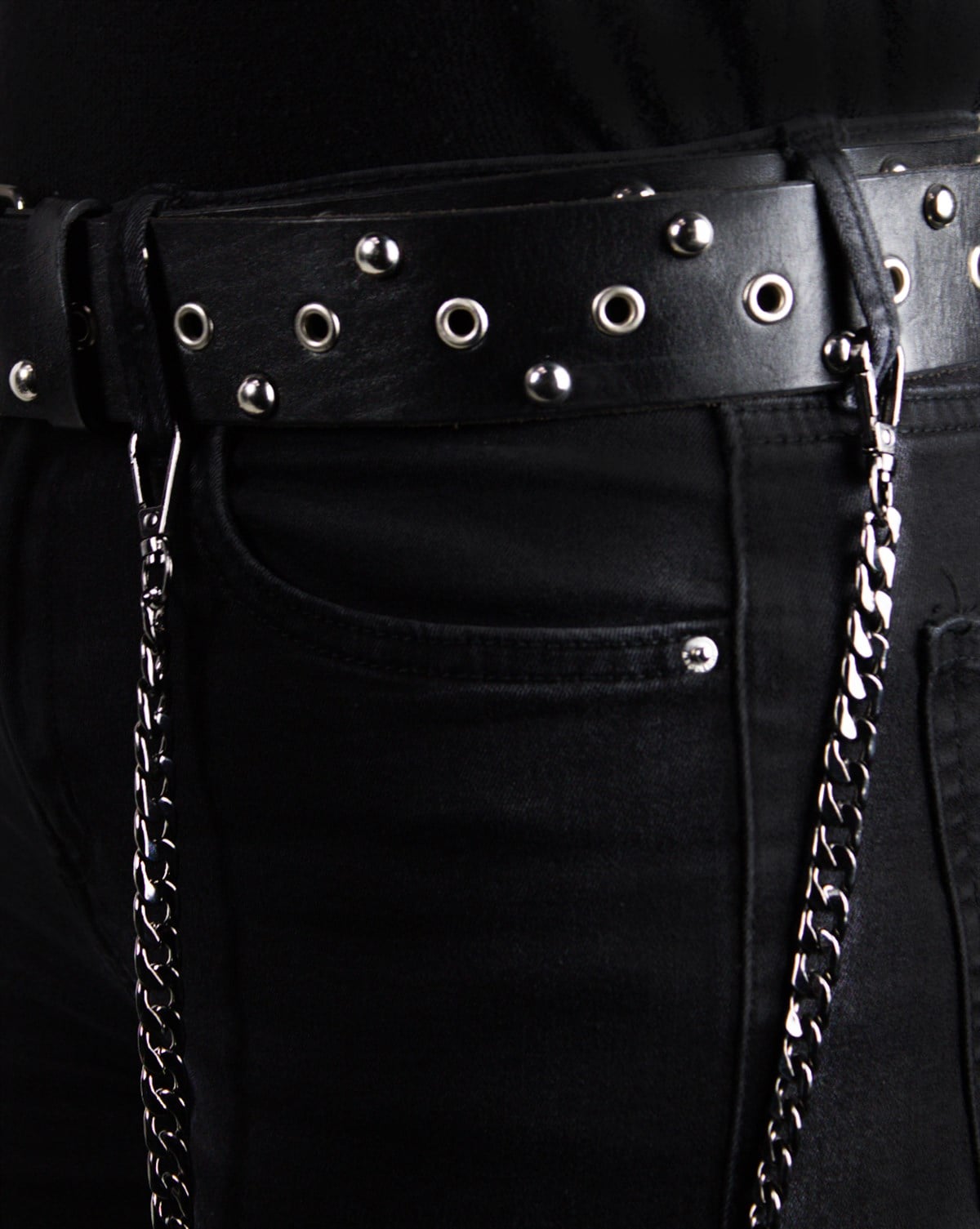 GURMET Black Pantolon Zinciri