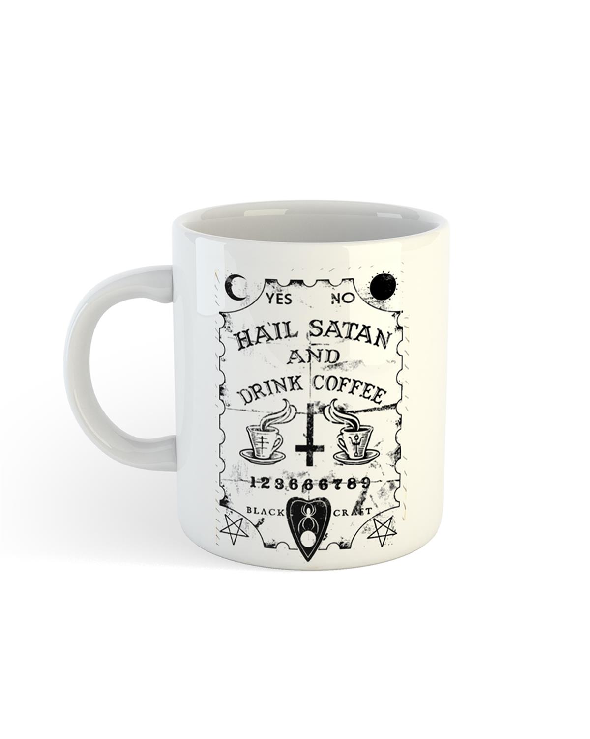 HAIL SATAN AND DRINK COFFEE  Kupa Bardak