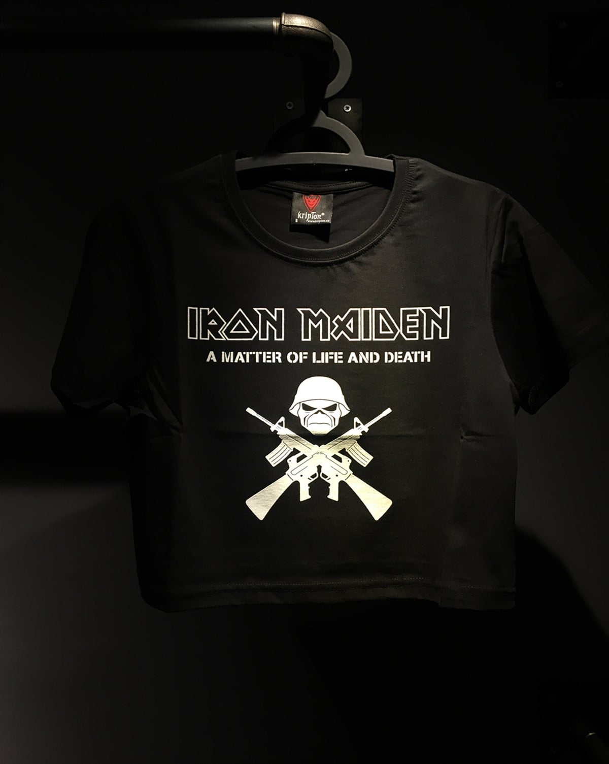 IRON MAIDEN  Kadın Crop  T-Shirt