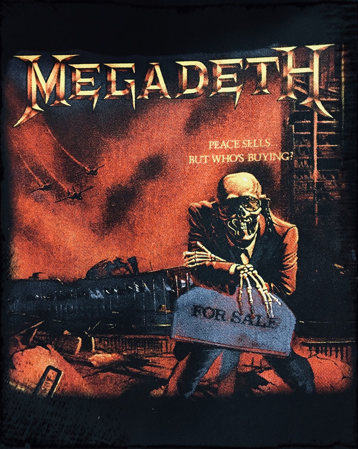 MEGADETH  Peace Sells Back Patch