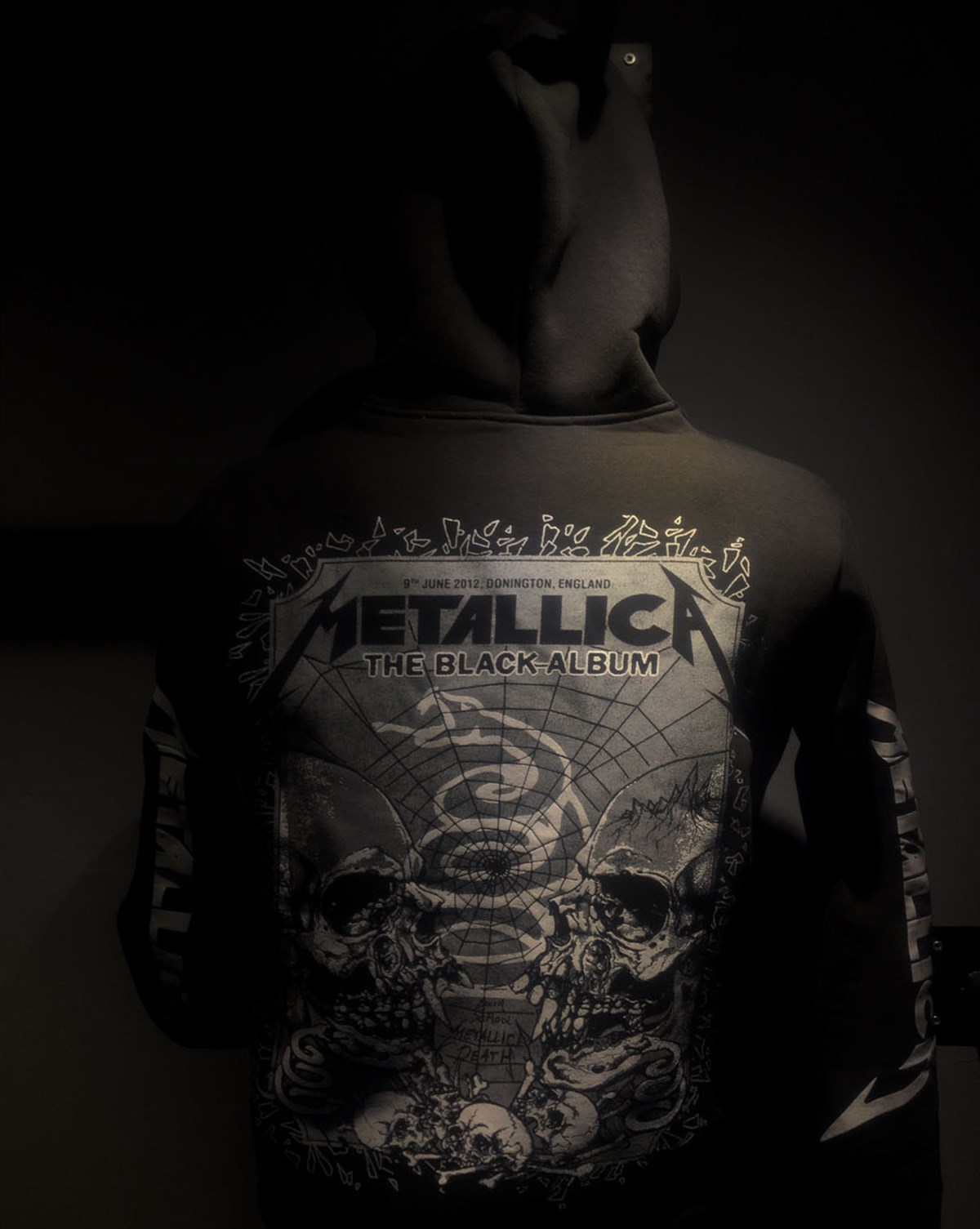 METALLICA Black Album Hoodie Zip Up