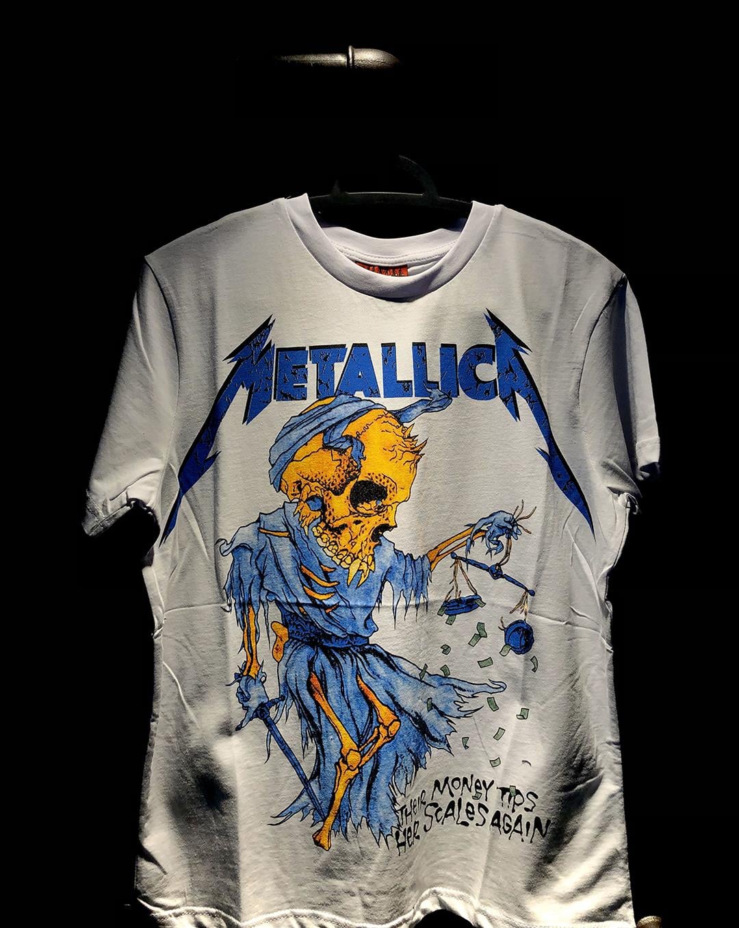 METALLICA Their Money Tips Her Scales Again T-Shirt