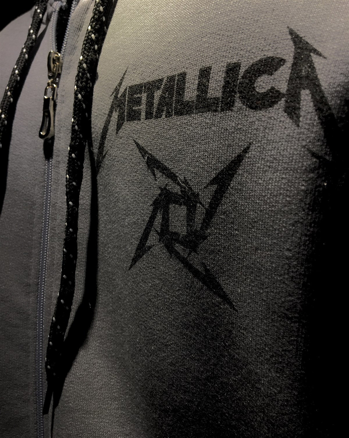 METALLICA Their Money Tips Her Scales Again  Hoodie Zip Up 