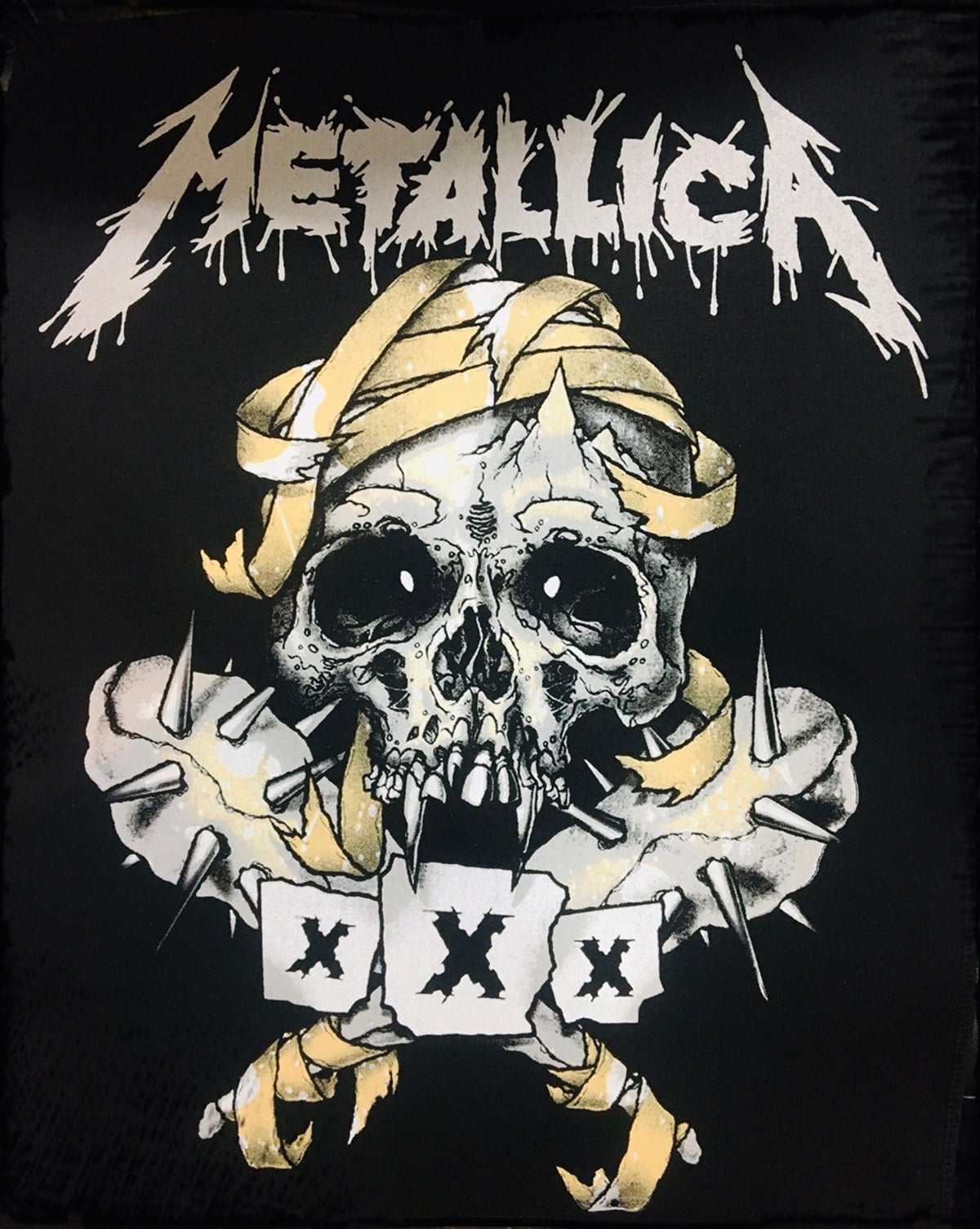METALLICA XXX 30 Years Back Patch