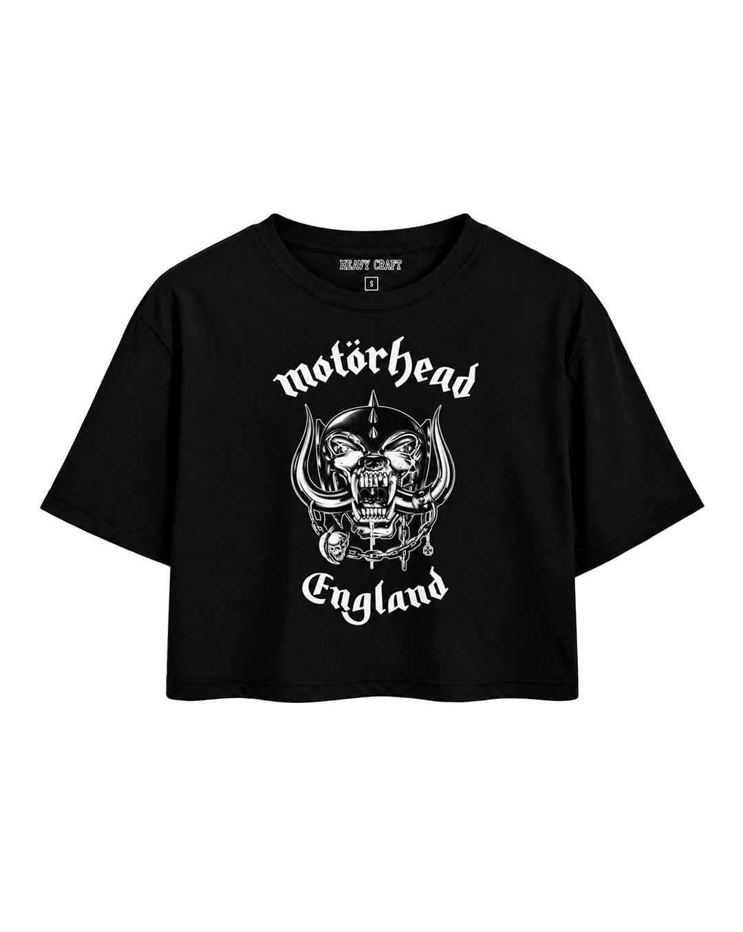 MOTÖRHEAD England Crop T-Shirt OversizeHeavy Craft