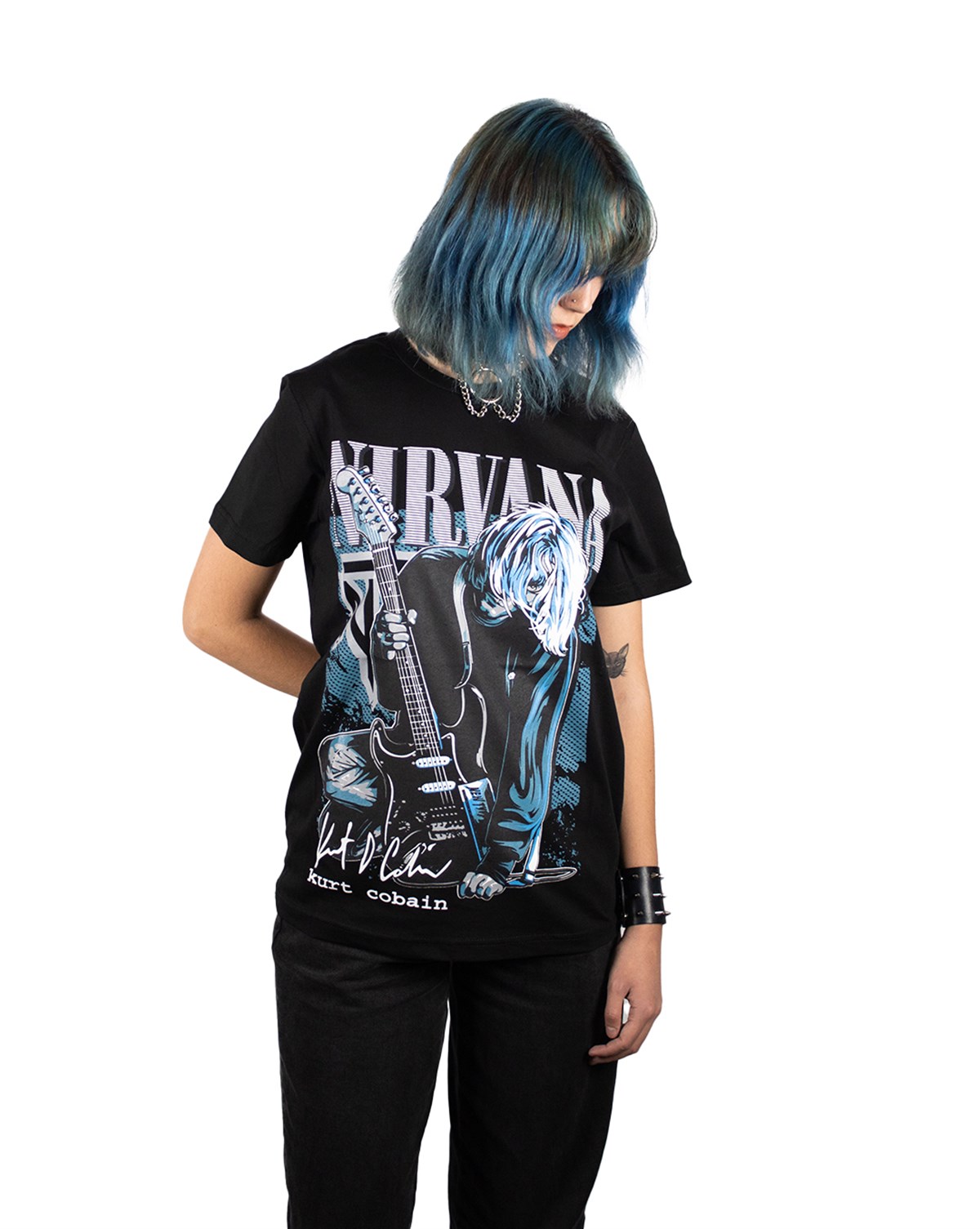 NIRVANA Kurt Cobain 1982-94  T-Shirt