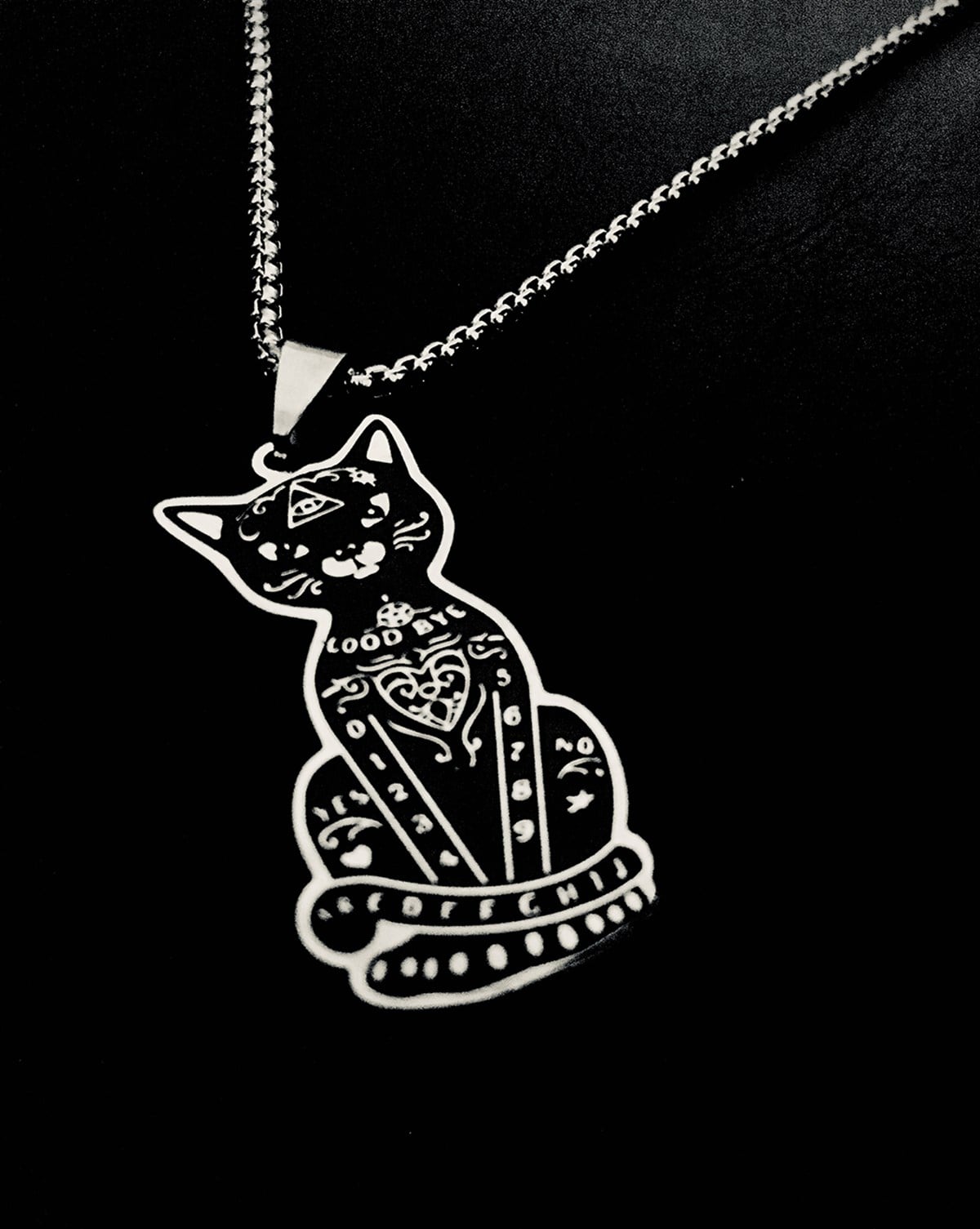 PAGAN Black Cat Necklace