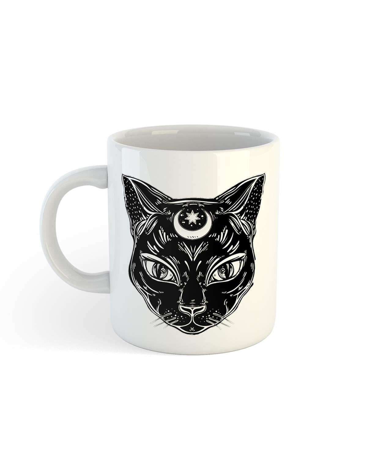 PAGAN Magical Black Cat  Kupa Bardak