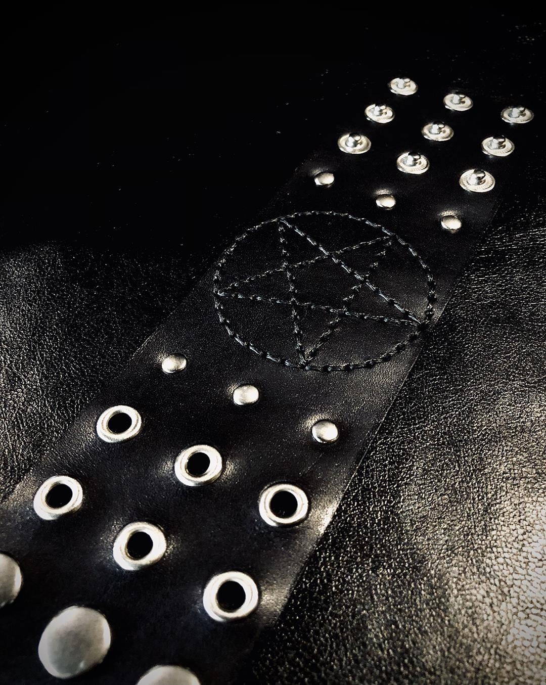 PENTAGRAM Handmade Black Bracelet