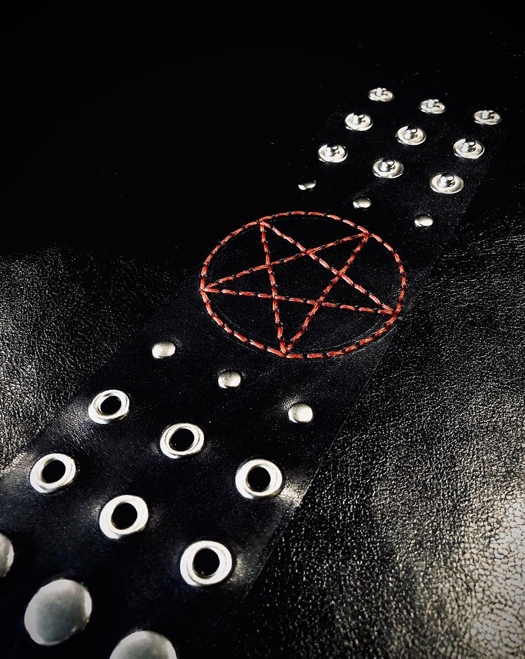 PENTAGRAM Handmade Red Bracelet