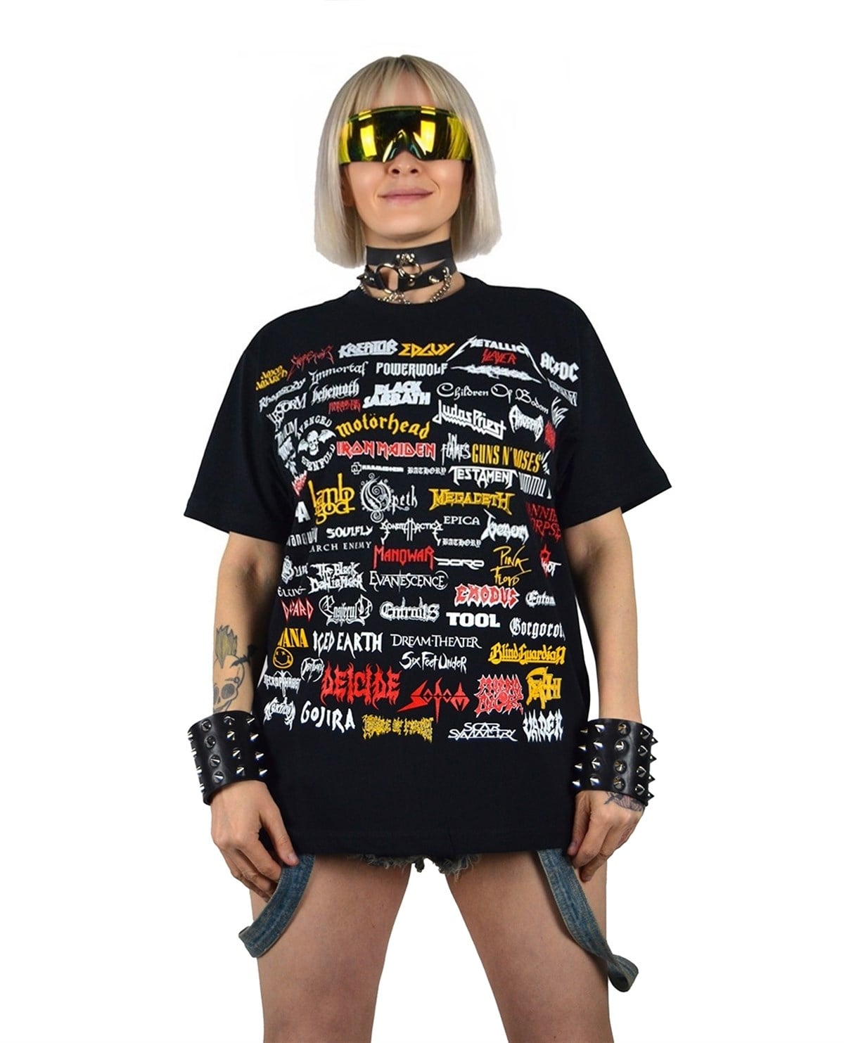 ROCK BANDS Logos  T-Shirt