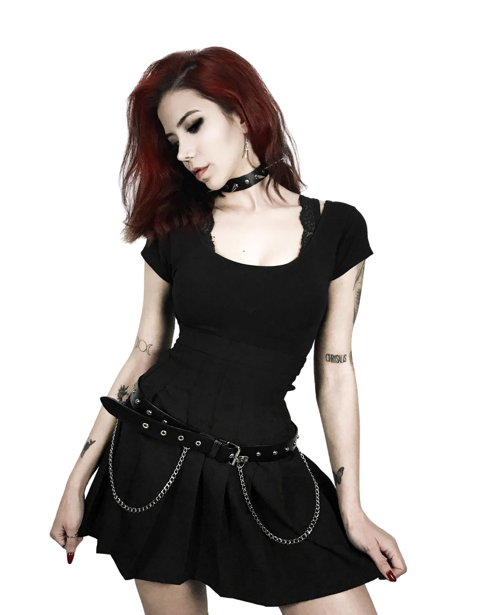 SINGLE BIRDS EYE Chain Link Handmade Belt Womens Belt