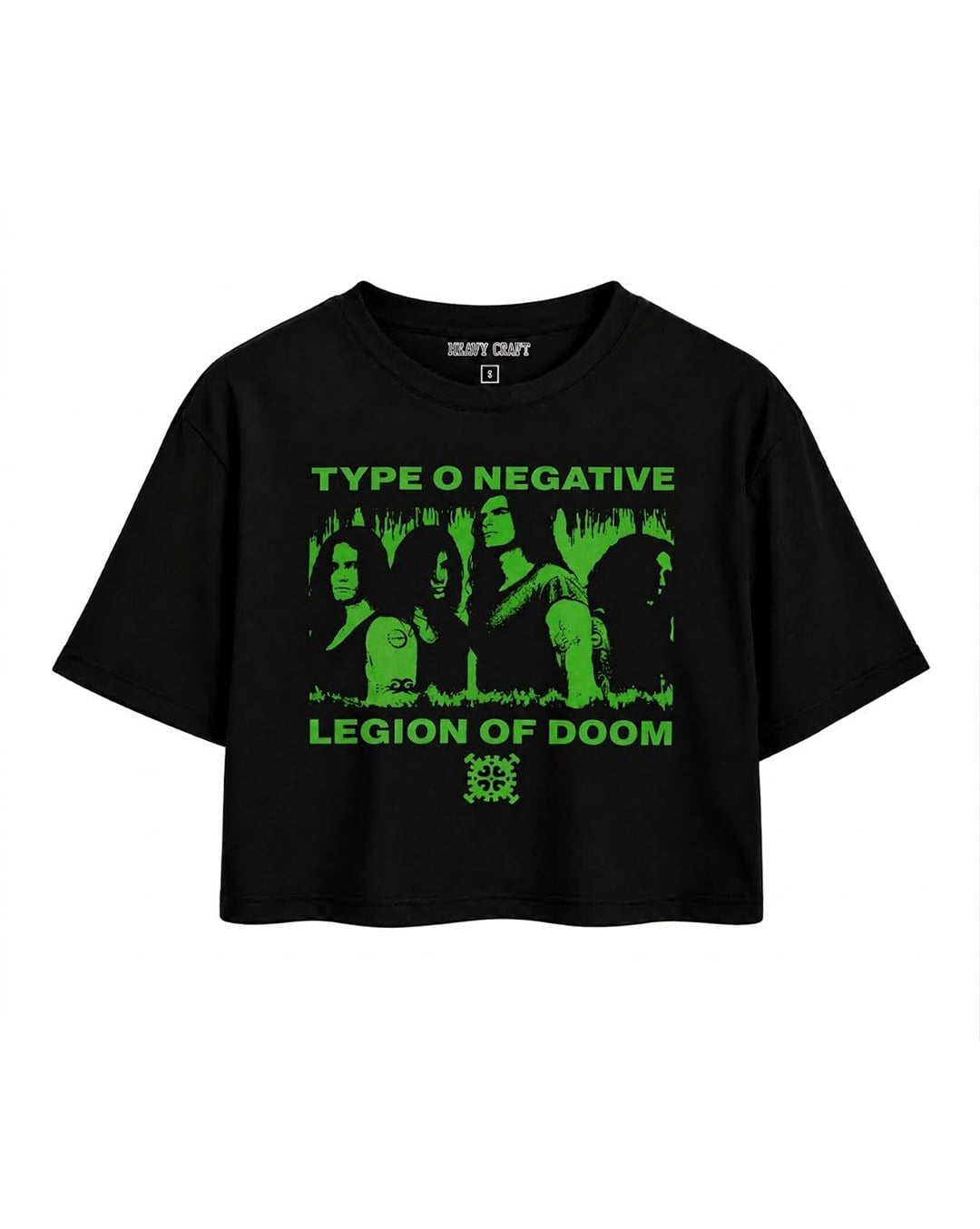 TYPE O NEGATIVE Legion of Doom Crop T-Shirt OversizeHeavy Craft