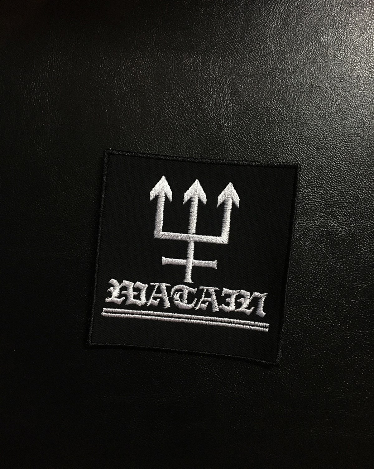 WATAIN Trident Wolf Eclipse Küçük Patch