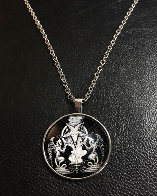 BAPHOMET Glass Necklace