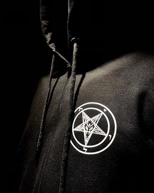 BAPHOMET Pentagram Zip-Up Hoodie