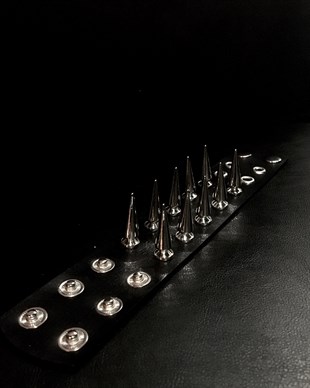 BRACELET Handmade 2 Strip Spike