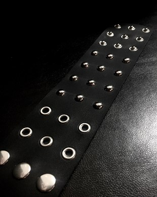 BİLEKLİK Handmade 3 Şerit Rivet