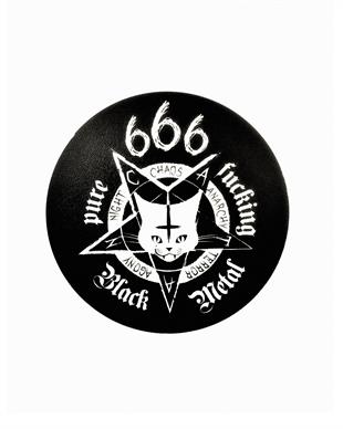 BLACK METAL 666 Bardak Altı
