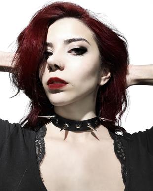 CHOKER Handmade Gothic 4Spike Style
