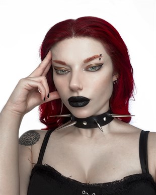 CHOKER Handmade Gothic Spike Style 