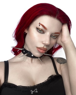 CHOKER Handmade Gothic Spike Style 