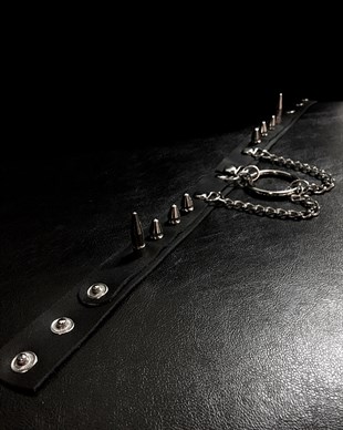 CHOKER Handmade Gothic Style Ring Chain 