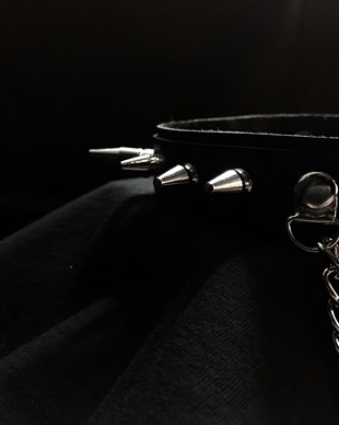 CHOKER Handmade Gothic Style Ring Chain 