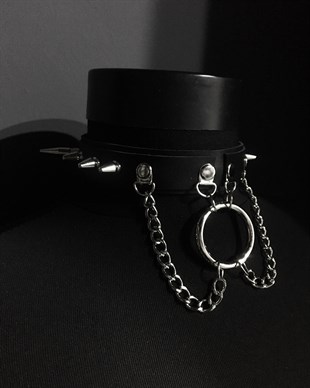 CHOKER Handmade Gothic Style Ring Chain 
