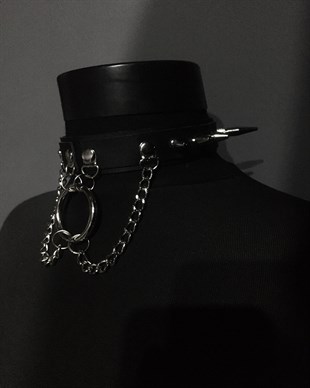 CHOKER Handmade Gothic Style Ring Chain 