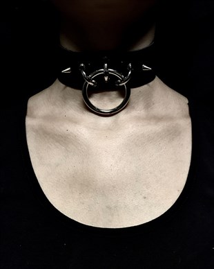 CHOKER Handmade Gothic Style Ring Spike 