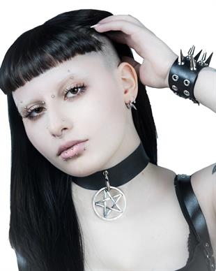 CHOKER Handmade Pentagram Style