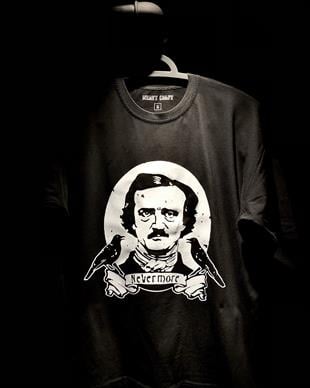 EDGAR ALLAN POE Nevermore T-ShirtHeavy Craft
